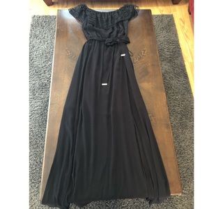 Off the shoulder maxi dress